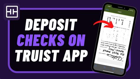 * View account details and transactions. . Truist mobile deposit check